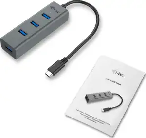 i-tec USB-C HUB 4 port USB 3.0 Metall 