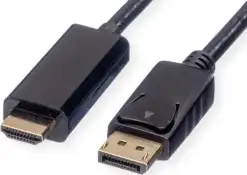Roline DisplayPort kabel, DP - UHDTV, M/M, 2.0m, crni