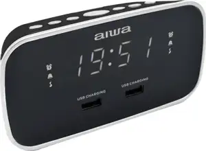 Radio budilica AIWA, 2x USB Charge CRU-19BK