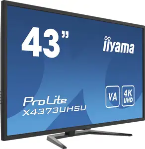 Iiyama ProLite X4373UHSU-B1 - LED monitor with TV tuner 43