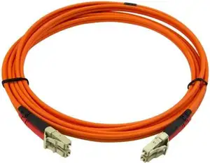 StarTech.com 2m Fiber Optic Cable - Multimode Duplex 50/125 - LSZH - LC/LC - OM2 - LC to LC Fiber Patch Cable (50FIBLCLC2) - network cable - 2 m