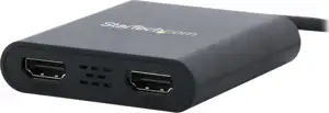 USB 3.0 to Dual HDMI Adapter - 4K 30Hz - External Video & Graphics Card - Dual Monitor Display Adapter - Supports Windows (USB32HD2) - external video adapter - MCT Trigger II - 64 MB - bl