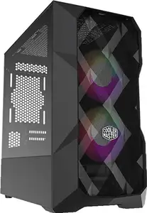 Cooler Master TD300 Mesh, Micro-ATX GehĂ¤use, ARGB, Tempered Glass - black