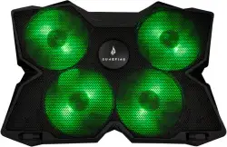 Hladnjak za prijenosno računalo SureFire Bora Gaming Green, do 17