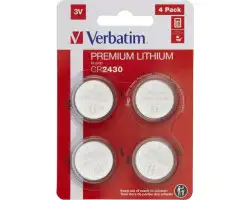 Verbatim CR2430 Lithium baterija, 3V (4 kom./pakiranje)