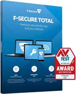 F-SECURE Total Security and VPN - 5 Devices, 2 Years - ESD-Download ESD
