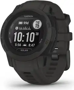 Pametni sat GARMIN Instinct 2S Solar, HR, GPS, multisport, crno/sivi