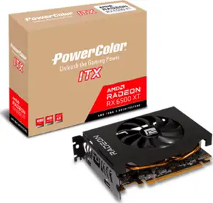RX 6500XT PowerColor Radeon RX6500 ITX 4GB GDDR6 HDMI DP - 4.096 MB