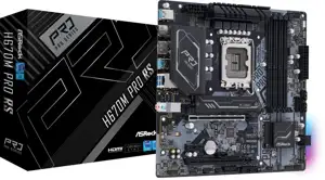 ASRock H670M Pro RS - motherboard - micro ATX - LGA1700 Socket - H670