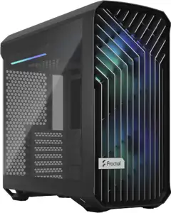 Fractal Torrent Compact RGB Black TG light