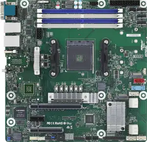 ASRock Rack X570D4U - motherboard - micro ATX - Socket AM4 - AMD X570