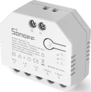 SONOFF smart switch Wi-Fi 2-channel, motor control for DUAL3LITE roller shutters