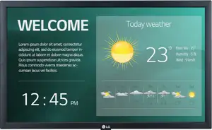 LG 22SM3G-B SM3G Series - 22 Class (21.5 viewable) with Integrated Pro:Idiom LED display - Full HD