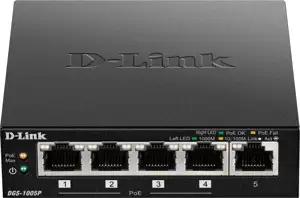 D-Link DGS-1005P/E POE+ 60W