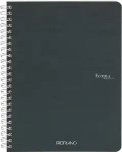 Bilježnica Fabriano Ecoqua original A5 90g 70L spiralna crte royal green 19148210