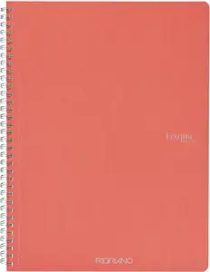 Bilježnica Fabriano Ecoqua original A4 90g 70L spiralna kocke flamingo 19290105