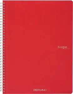 Bilježnica Fabriano Ecoqua original A4 90g 70L spiralna kocke lampone 19290106