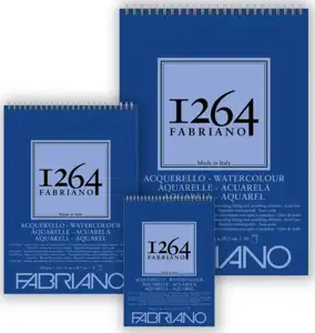 Blok Fabriano 1264 watercolour 29,7x42 (A3) 300g 30L spiralni top side 19100650