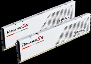 G.Skill Ripjaws S5 32GB Kit (2x16GB) DDR5-5200MHz, CL36, 1.20V, WHITE