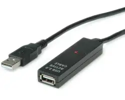 Roline VALUE USB2.0 aktivni produžni kabel A-A, M/F, 30m