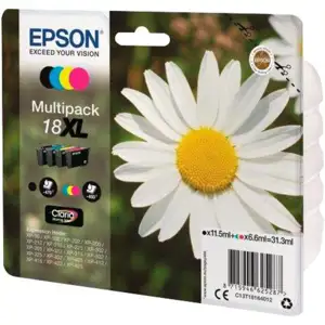 Epson 18XL - 4-pack - XL - black, yellow, cyan, magenta - original - ink cartridge