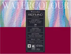 Blok Fabriano watercolor gf 30x40 200g 20L 72613040