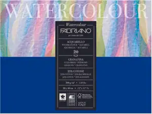 Blok Fabriano watercolor gf 30x40 300g 20L 73613040