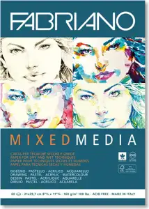 Blok Fabriano mixed media 29 160g 29,7x42,0
