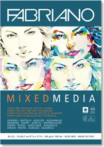 Blok Fabriano mixed media 29,7x42 250g 19100382