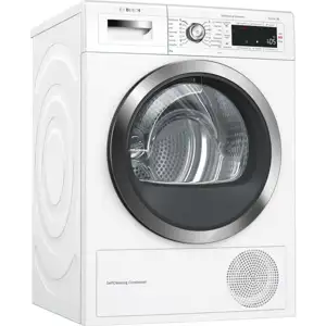 Sušilica rublja BOSCH WTW855H0BY, kondenzacijska, 9 kg, s toplinskom pumpom, Energetska klasa A++, bijela