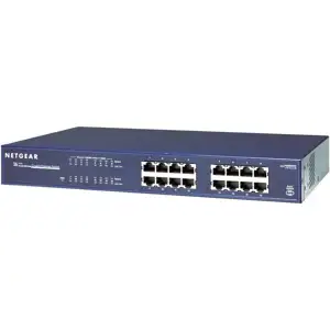 Switch NETGEAR 16 x 10/100/1000 Ethernet Switch Rack-mountable, JGS516-200EUS