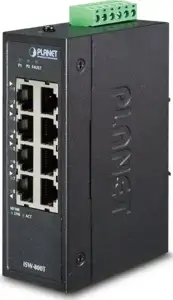 Planet ISW-800T Industrial 8-Port RJ45 100Mbps Compact Ethernet Switch