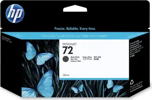 Tinta HP C9403A (no. 72), Matte Black