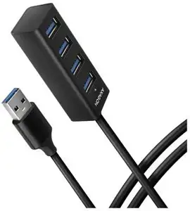 USB HUB Mini 4xUSB3.2Gen1, 1,2m, 5Gbps, 5V/1,5A, HUE-M1C