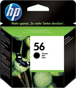 Tinta HP C6656AE (no. 56), Black