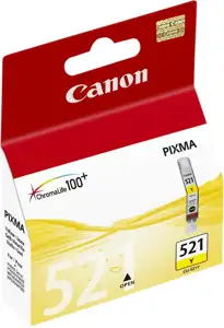 Tinta Canon CLI-521Y, Yellow