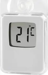 Hama window thermometer in / out siva