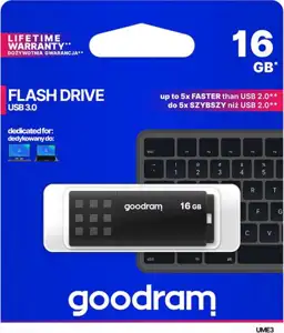 GOODRAM 16GB UME 3 czarny [USB 3.0]