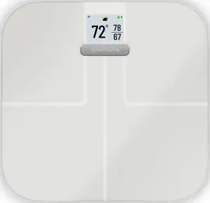 Pametna vaga GARMIN Index S2, do 16 korisnika, Wi-Fi, bluetooth, mjeri težinu, indeks tjelesne mase, masno tkivo, mišićnu masu, bijela