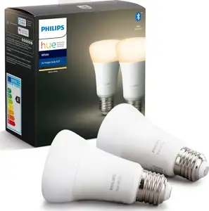Philips Hue E27 9W W BT 2-pak