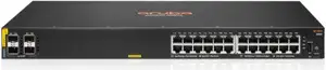 HP Enterprise Aruba 6000 24G + 4SFP PoE+ (370W) Switch M RM