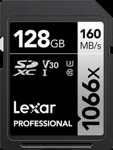 Lexar SDXC 128GB Professional 1667x UHS-II U3 - 2 pack