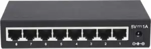 Intellinet 561730 Switch 8p Fast Ethernet, desktop