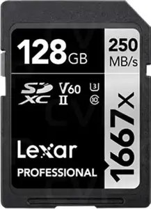 Lexar SDXC 128GB Professional 1667x UHS-II U3