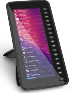 SNOM D7C Tischtelefon Erweiterungsmodul Farbdisplay Black