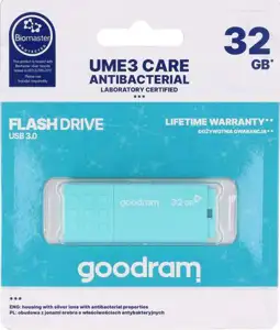 GOODRAM 32GB UME 3 Care cyan [USB 3.0]