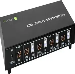 Techly Przełącznik KVM 4/1 HDMI