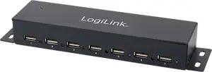 LogiLink 7-portowy crna