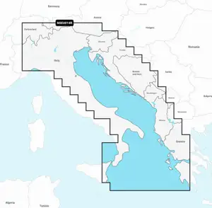 Garmin Navionics+ NSEU014R - Italy, Adriatic Sea (od Istre do Otranta) novo!!