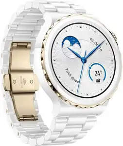 Pametni sat Huawei Watch GT 3 Pro 43mm Ceramic White s remenom